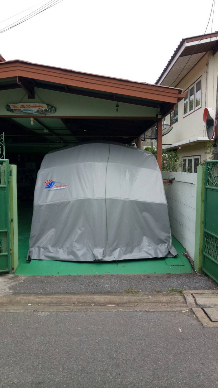 [:TH]ส่งสินค้า บ้านคุณธนันธร  Rainbow size S[:en]Delivery and Installation  Car Shelter Cover to Khun Thananthorn[:]