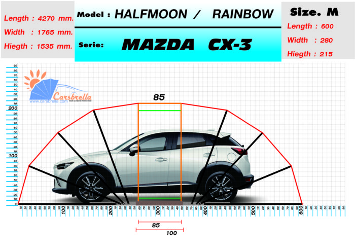 [:TH]เทียบขนาด   MAZDA  CX-3    [:en]Compare Size car  MAZDA CX-3[:]